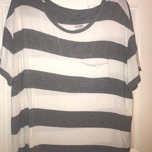 American Eagle Stripped Top with Pocket